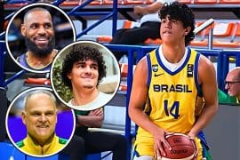 Altura de LeBron, camisa 14 de Oscar: irm&atilde;o de Gui Santos impressiona na Sele&ccedil;&atilde;o Sub-16 e Corinthians