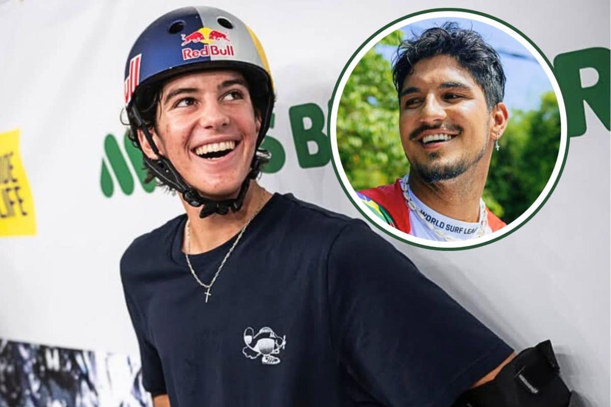 Medalhista do skate e f&atilde; de Medina, Gui Khury j&aacute; cogitou competir no surf, mas revela problema