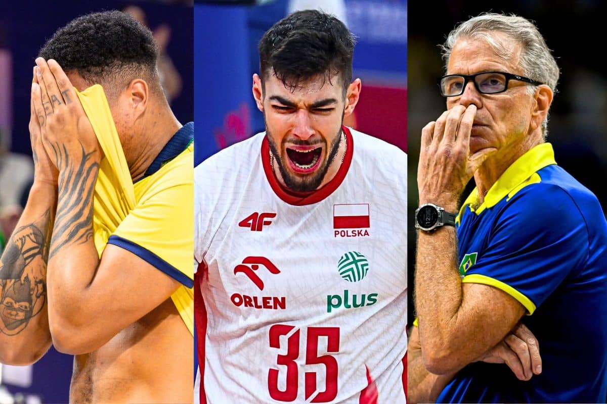 Em duelo Darlan x Sasak, Brasil perde pra Pol&ocirc;nia, disputar&aacute; bronze da VNL 2025 e torcida dispara: &ldquo;Pipocou muito&rdquo;
