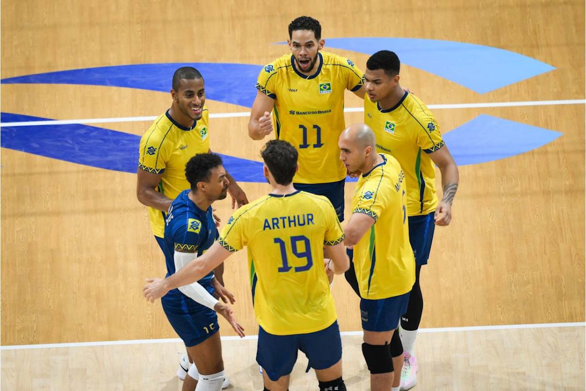 Brasil vence China na estreia do Mundial de V&ocirc;lei Masculino 2025 com show de Arthur Bento