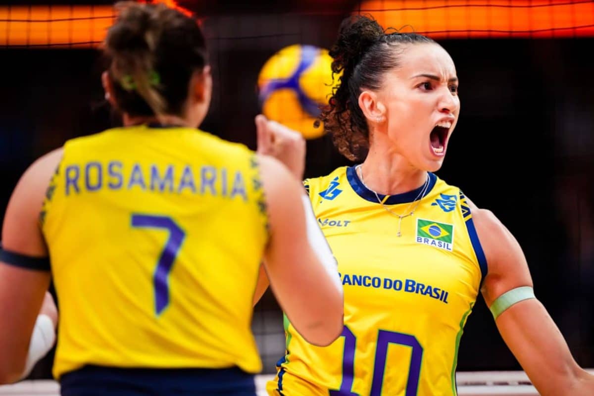 Gabi Guimar&atilde;es e Rosamaria d&atilde;o show, mas Brasil perde para It&aacute;lia e disputar&aacute; o bronze no Mundial
