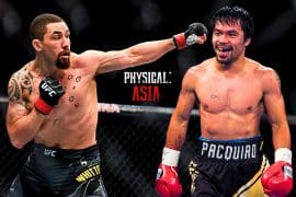Batalha dos 100: &Aacute;sia, da Netflix, p&otilde;e frente e frente Robert Whittaker x Manny Pacquiao &ndash; UFC x Boxe